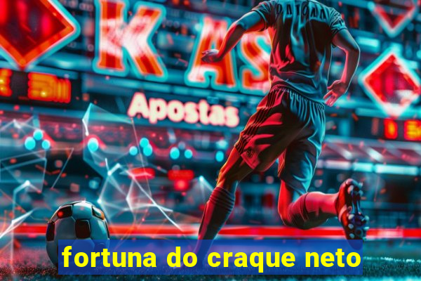 fortuna do craque neto